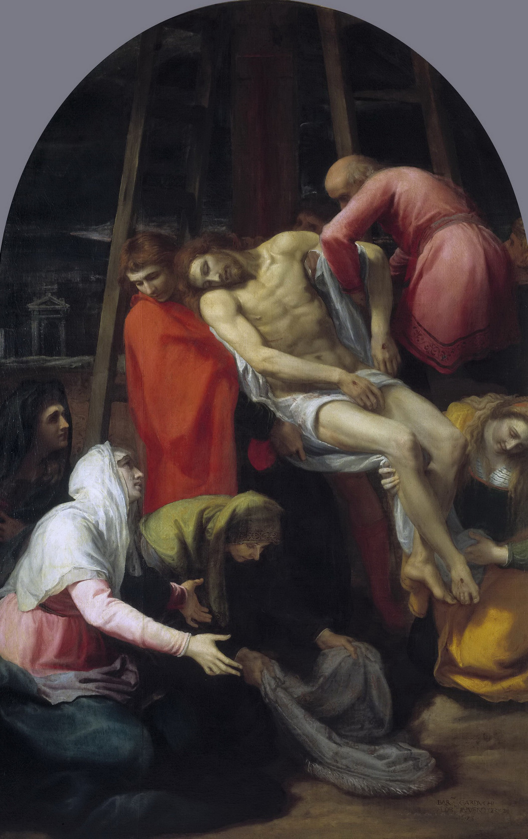 Картина Снятие с креста, 1595 - музей Прадо