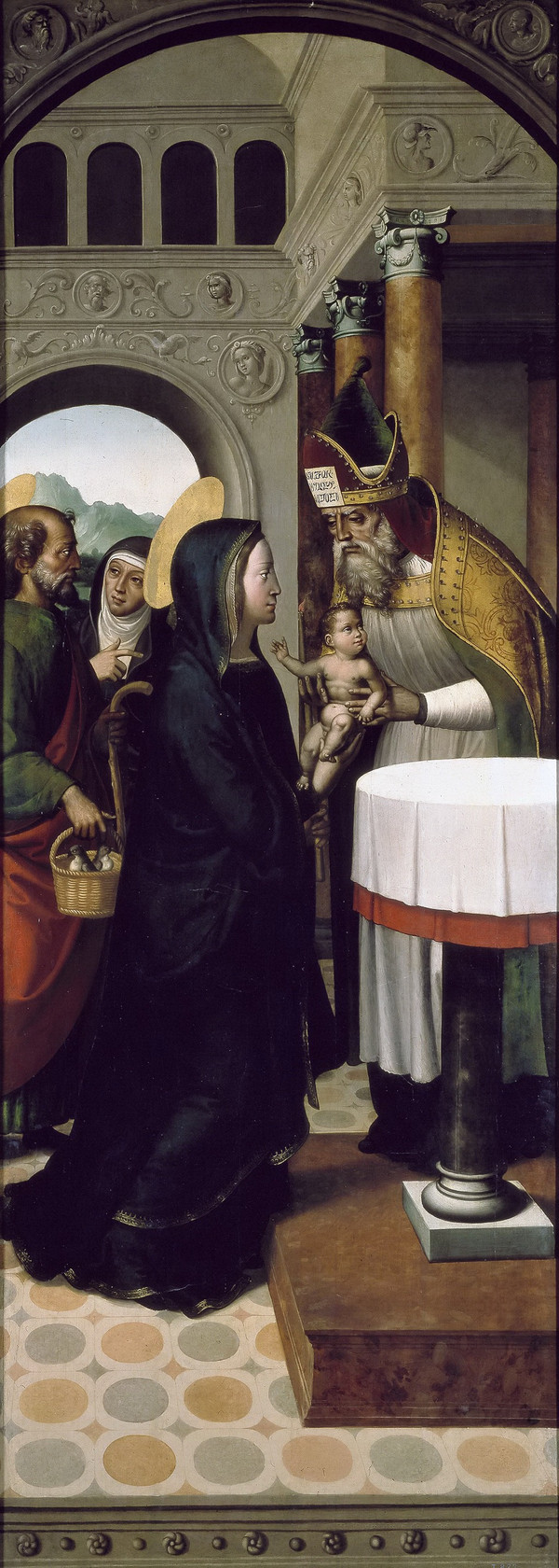 Картина Сретение Господне, 1535 - Музей Прадо