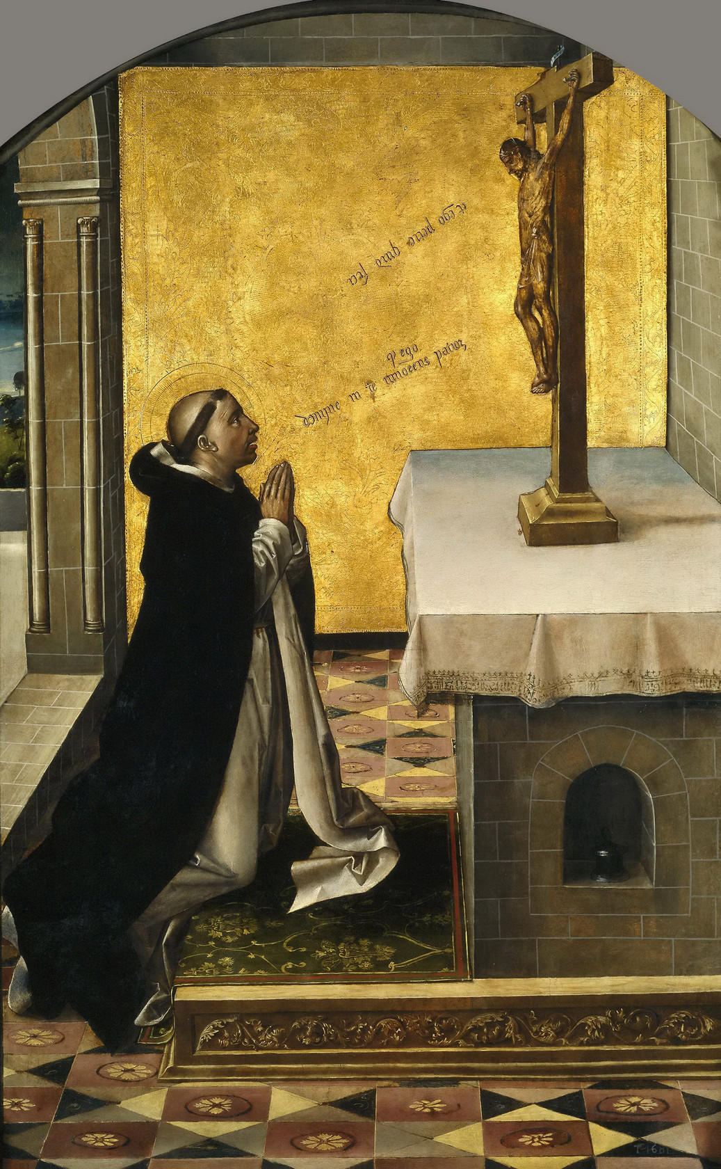 Картина Св Петр Мученик в молитве, 1493 - 1499 - Музей Прадо