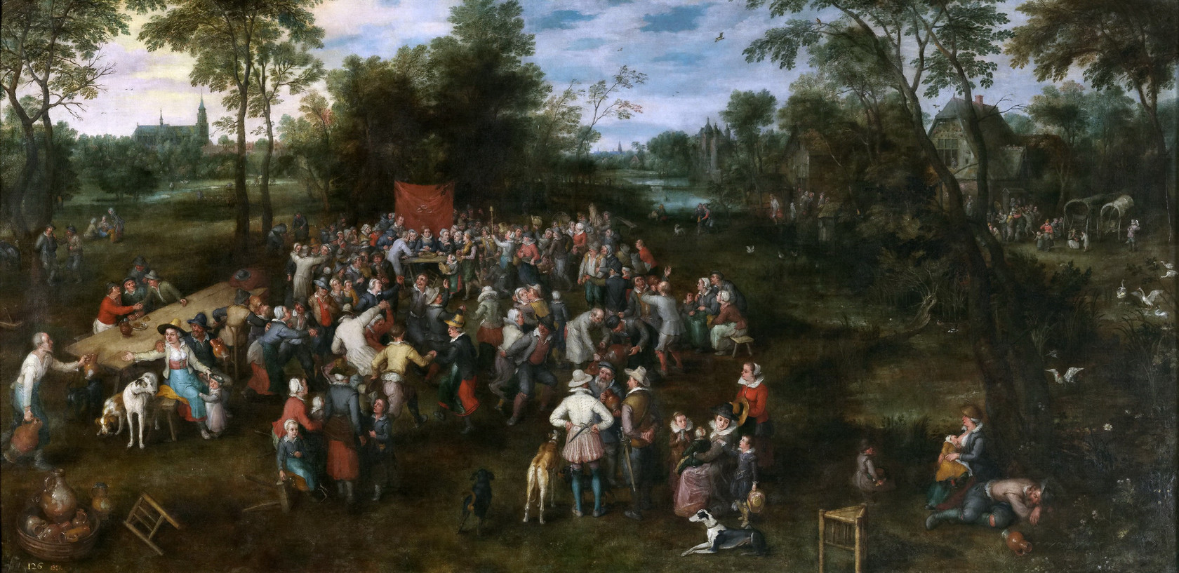 Картина Свадебный прием подарков, 1623 - Музей Прадо