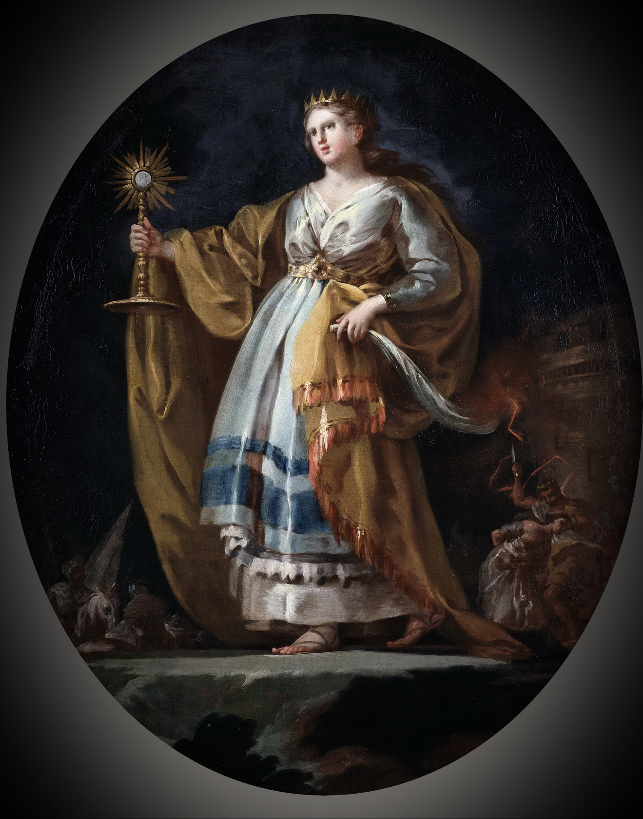 Картина - Святая Варвара, 1773