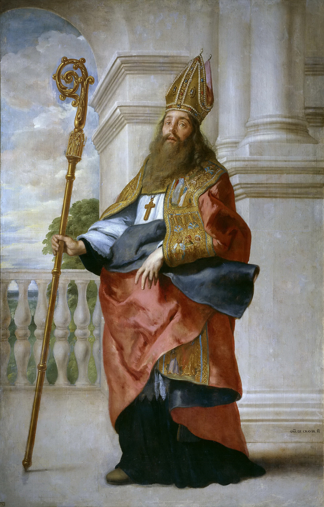 Картина Святой Амвросий, 1655 - Музей Прадо