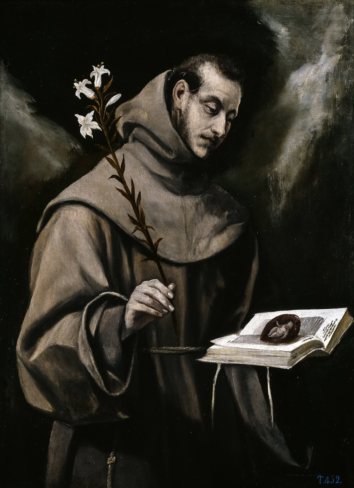 Картина Святой Антоний Падуанский, 1580 - Музей Прадо