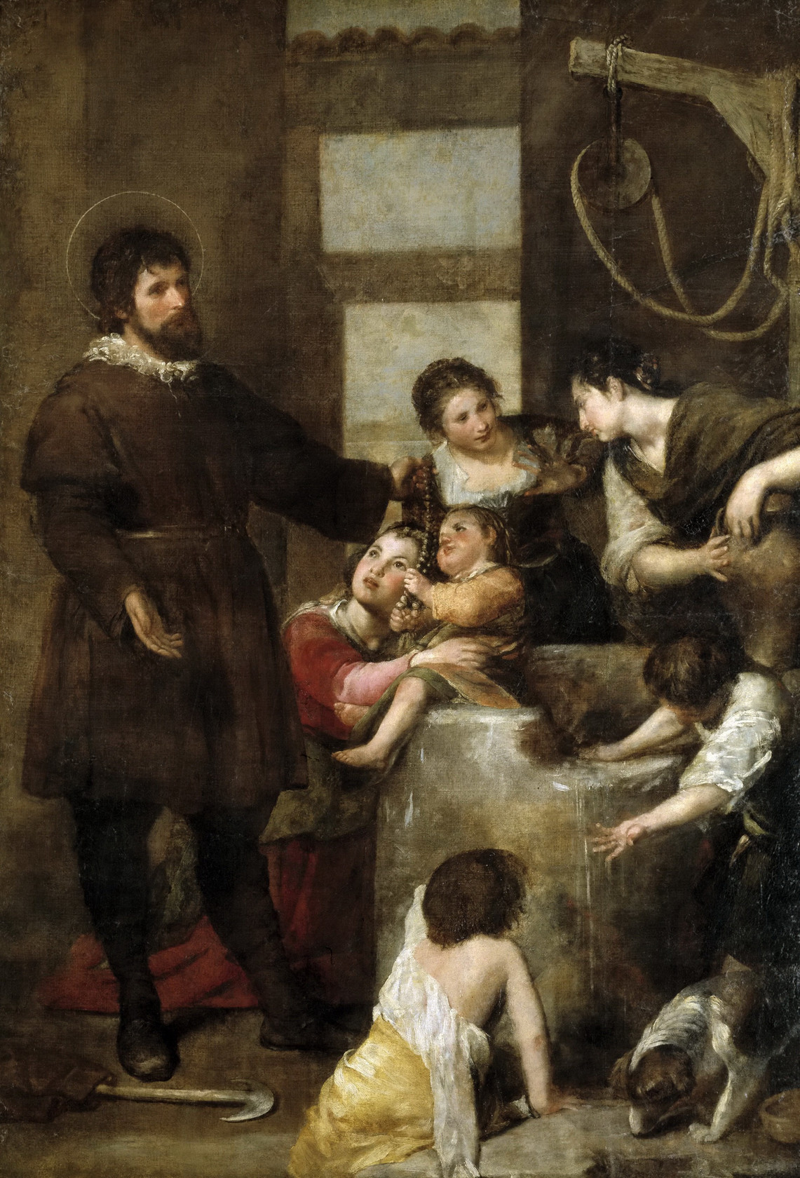 Картина Святой Исидор и чудо с источником, 1638 - 1640 - музей Прадо