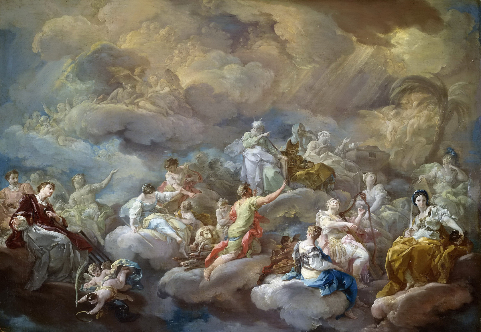 Картина - Святой Лаврентий во славе, 1756 - Музей Прадо