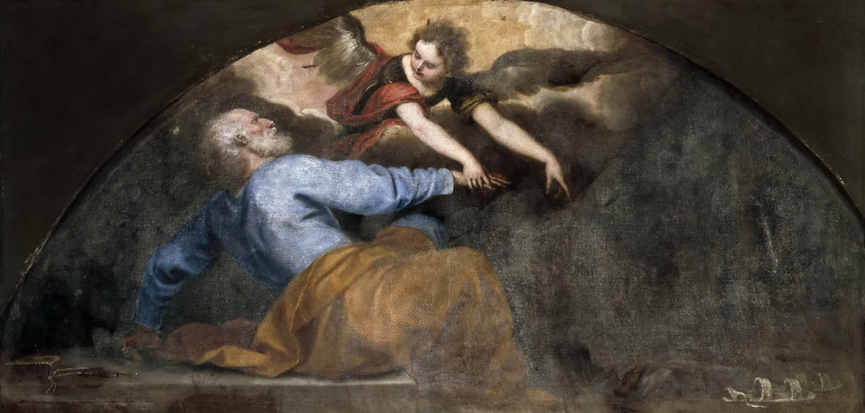 Картина Святой Петр, освобождаемый ангелом, 1652 - 1657 - музей Прадо