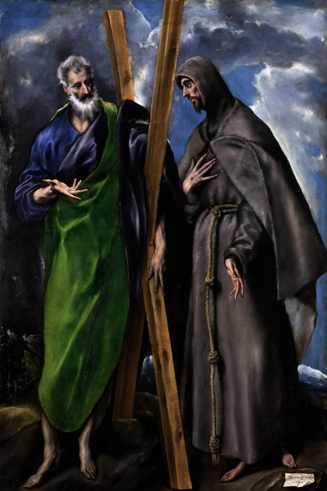 Картина Святые Андрей и Франциск, 1595 - Музей Прадо
