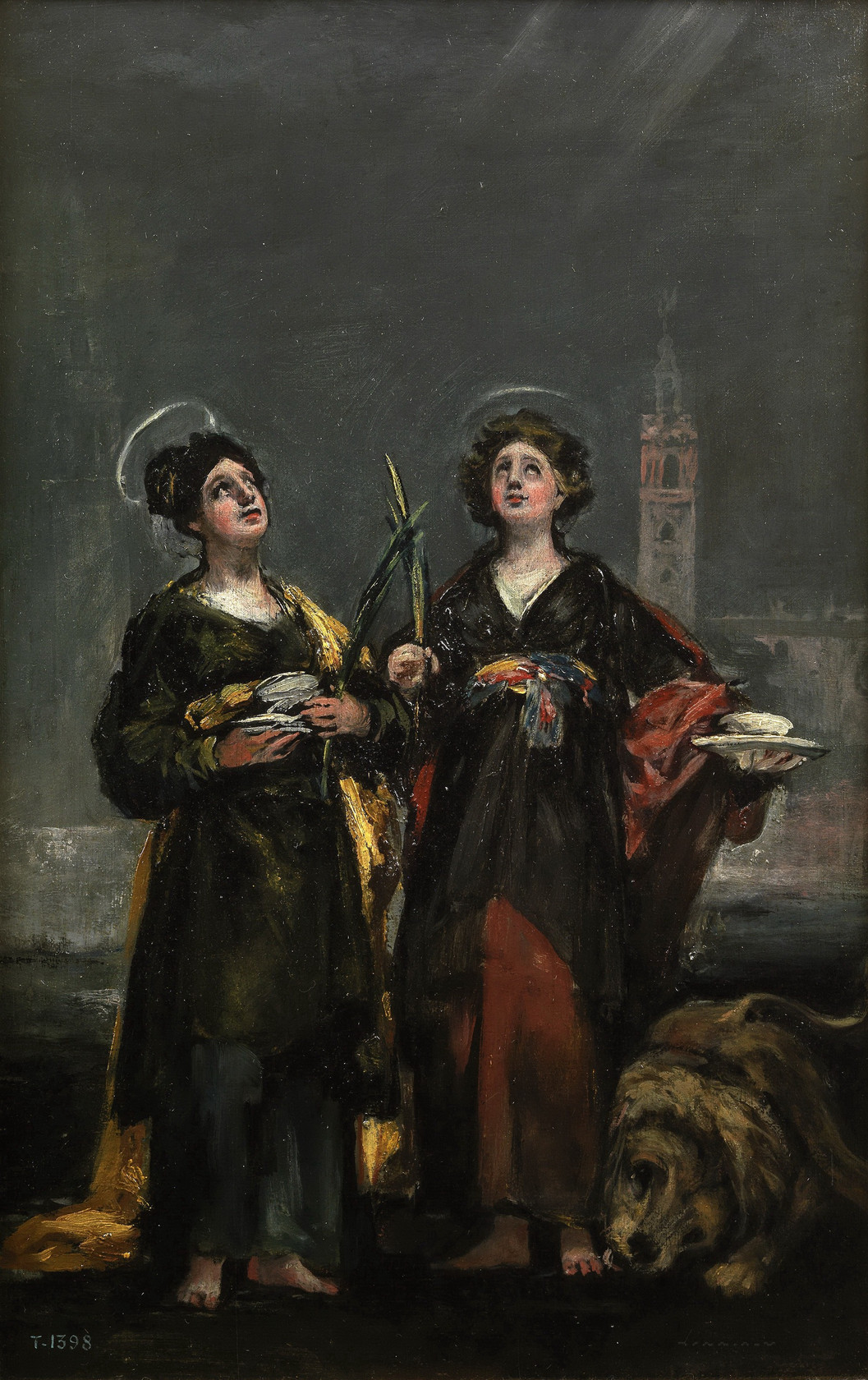 Картина - Святые Хуста и Руфина, 1817