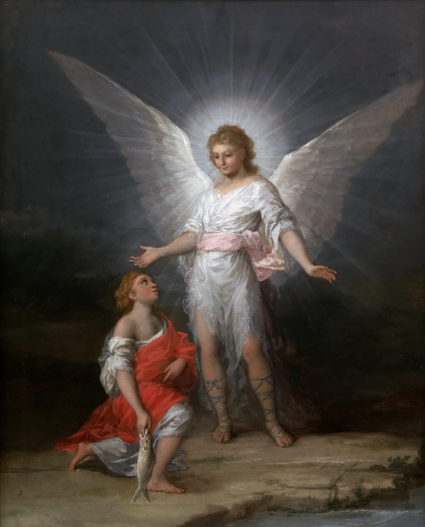 Картина - Товия и ангел, 1787