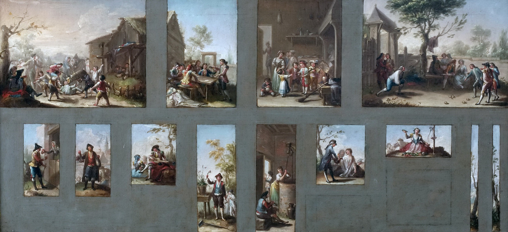 Картина Тринадцать проектов для гобеленов, 1786 - Музей Прадо