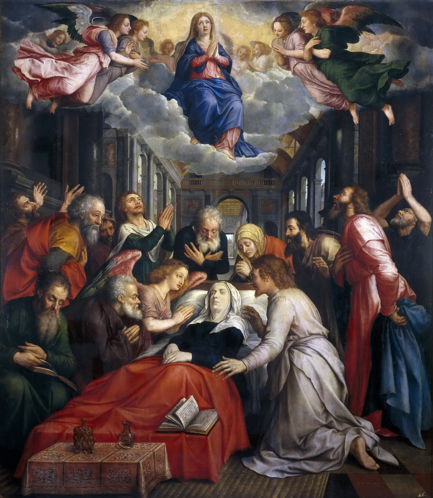 Картина Успение и Вознесение Богородицы, до 1550 - Музей Прадо