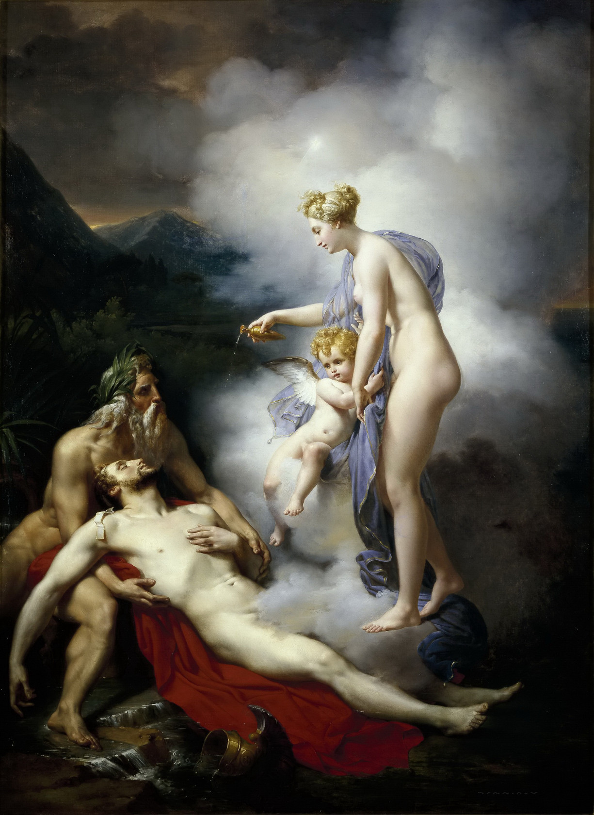 Картина Венера исцеляет Энея - Музей Прадо