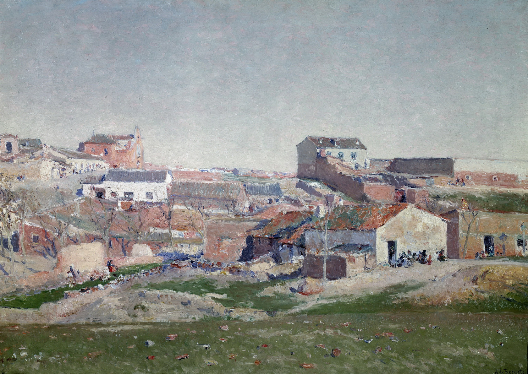 Картина Вид городского квартала, 1906 - Музей Прадо