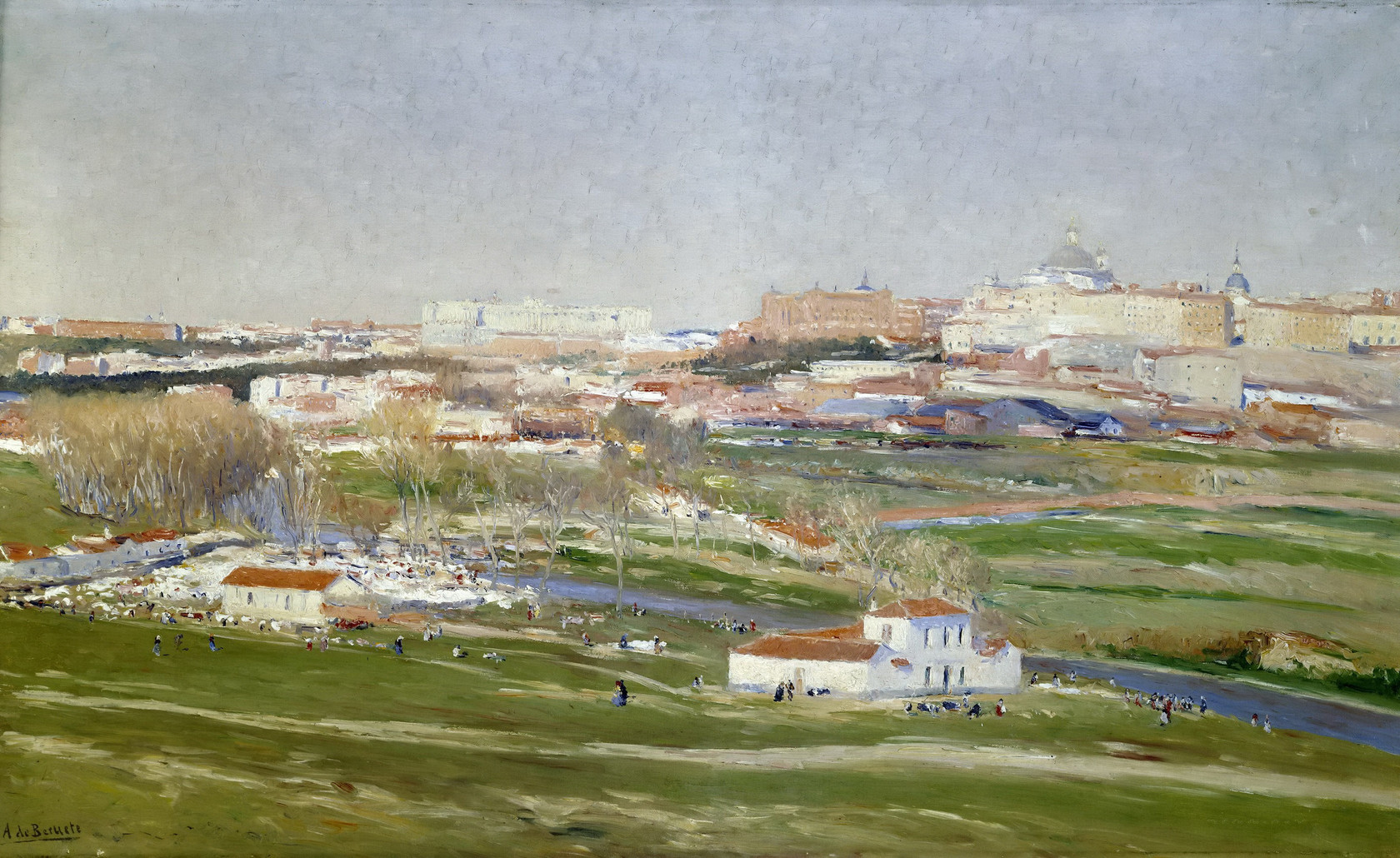 Картина Вид на луга Сан-Исидро в Мадриде, 1909 - Музей Прадо