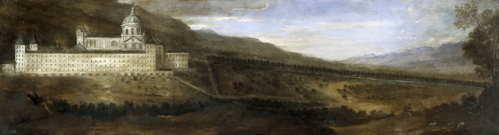 Картина Вид на монастырь Эскориал - Музей Прадо