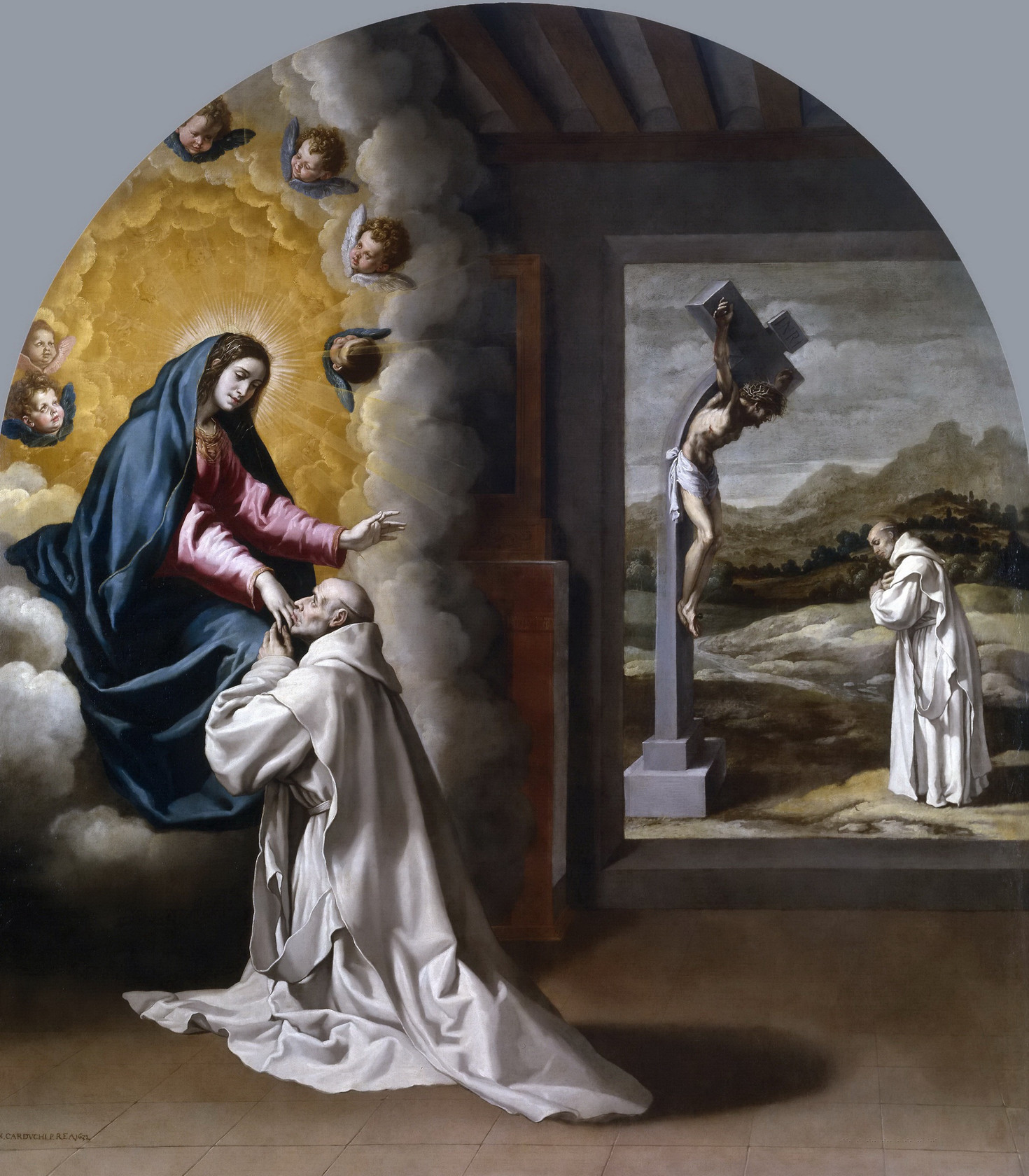 Картина Видение Девы Марии Хуану Форту, 1632 - музей Прадо