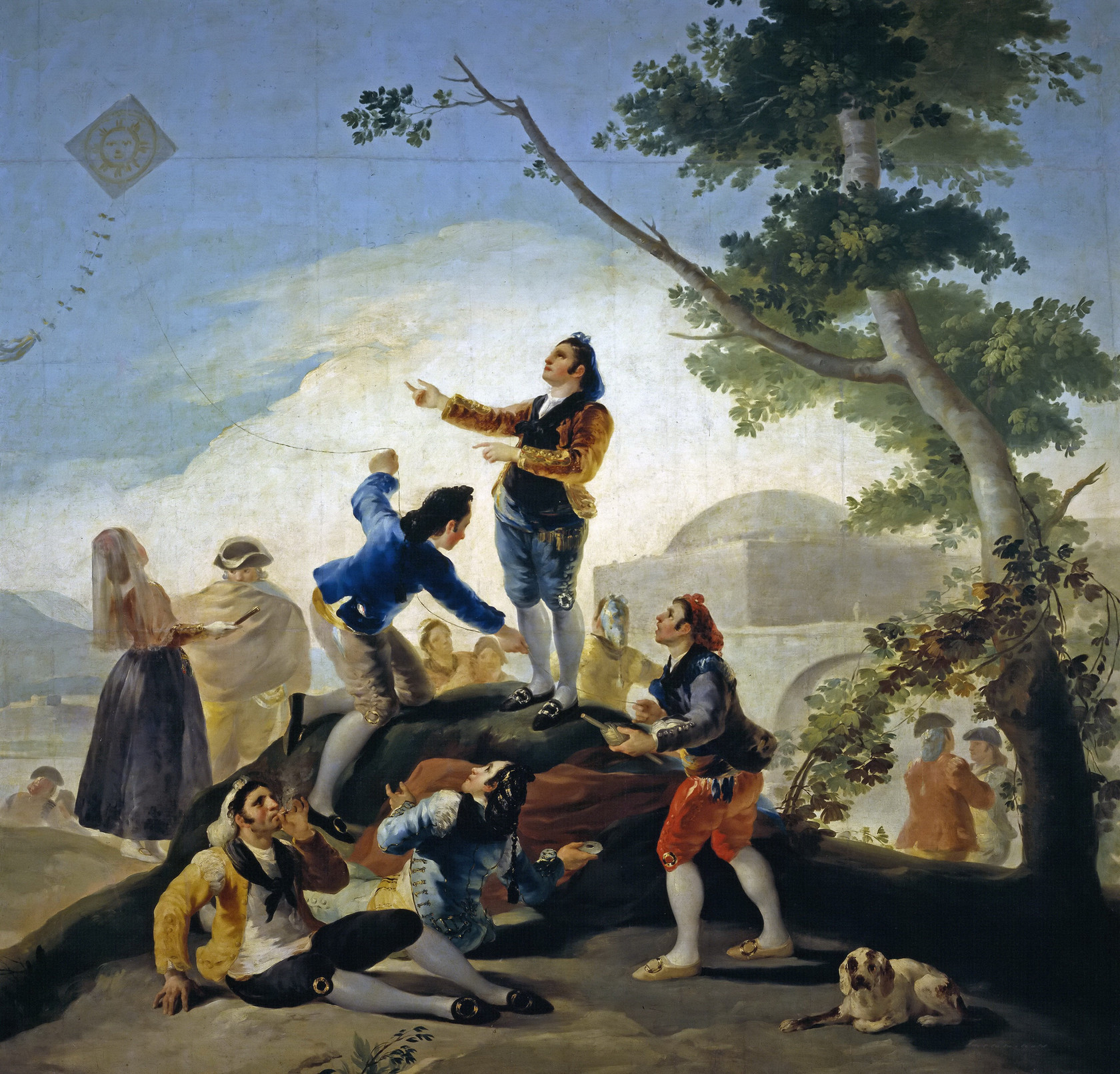 Картина - Воздушный змей, 1777 - 1778 - Музей Прадо