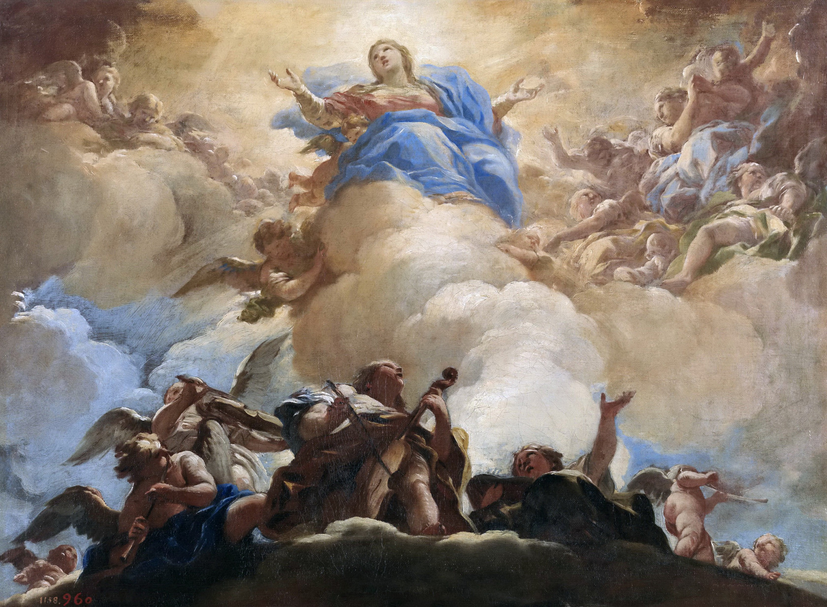 Картина - Вознесение Девы Марии, ок.1700 - Музей Прадо