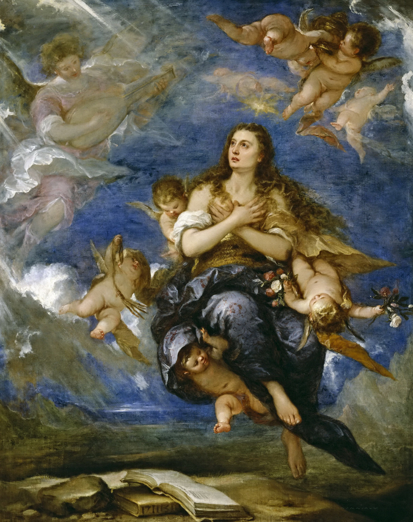 Картина Вознесение Марии Магдалины, 1672 - Музей Прадо