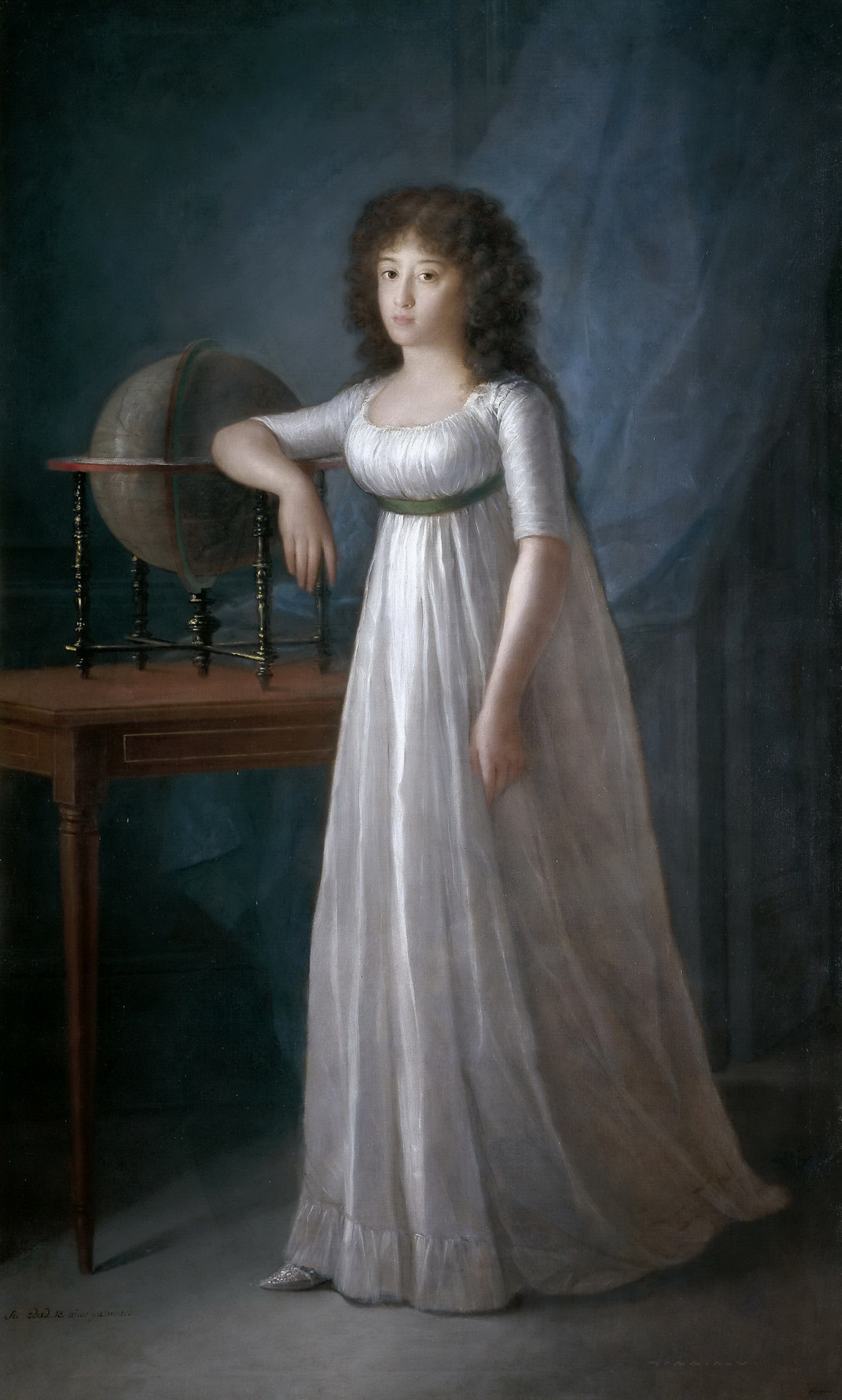 Картина Хоакина Тельес-Хирон, дочь девятого герцога Осуна, 1798 - Музей Прадо