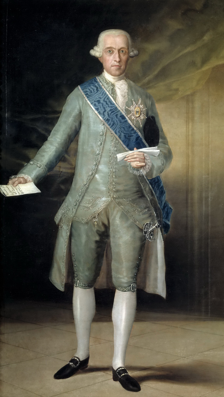 Картина - Хосе Монино у Редондо, граф Флоридабланка, 1783