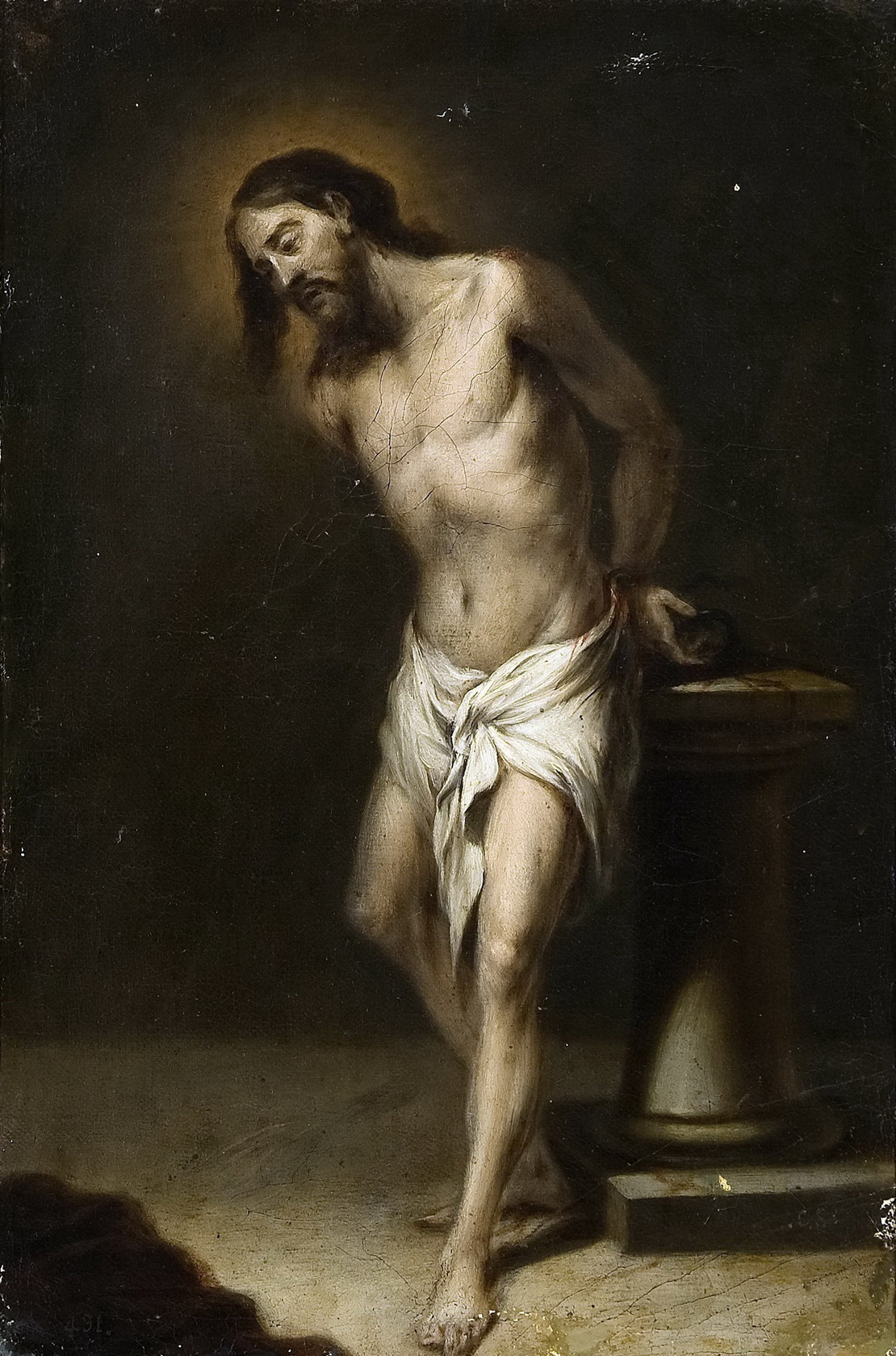 Картина Христос у колонны - музей Прадо