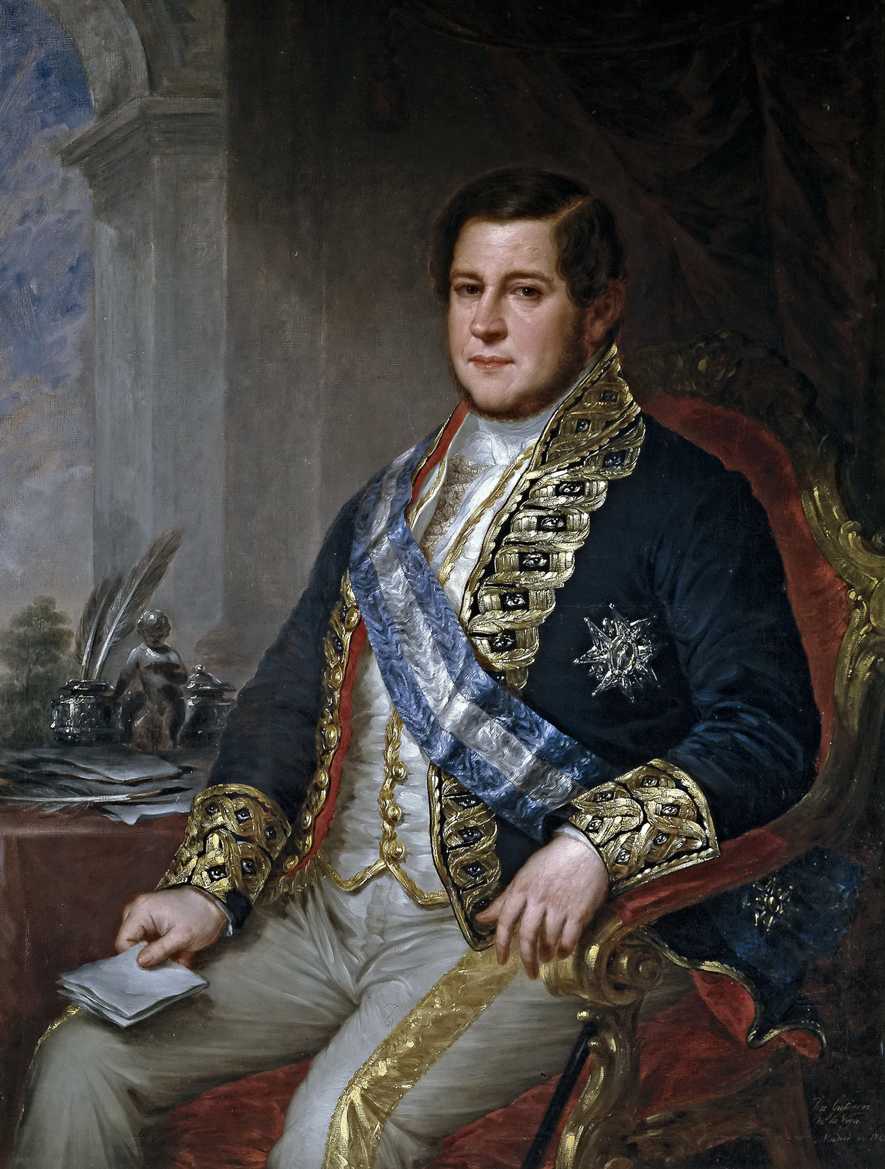 Картина - Хуан Браво Мурильо, министр общественных работ и транспорта, 1848