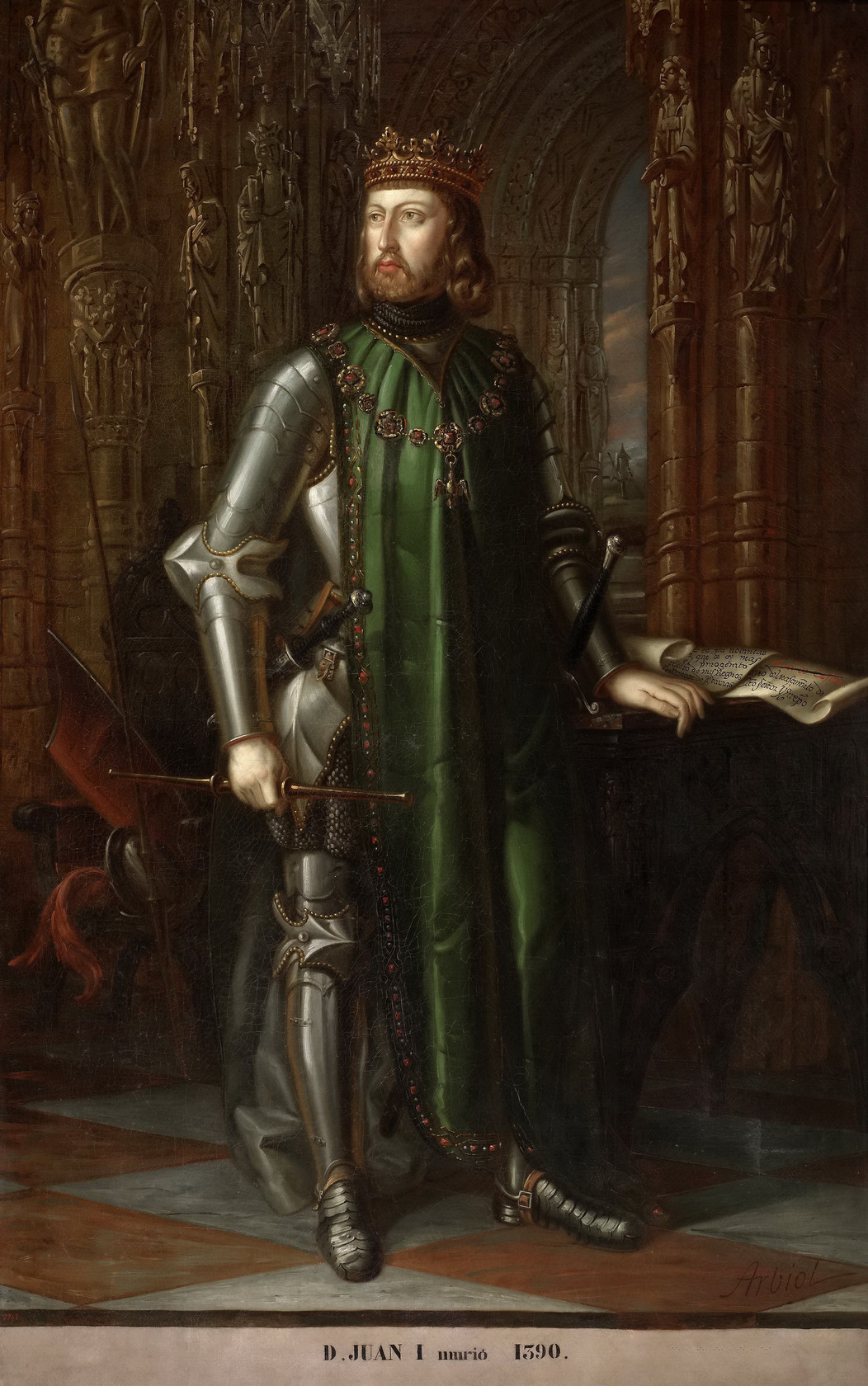 Картина Хуан I Кастильский, 1848 - Музей Прадо