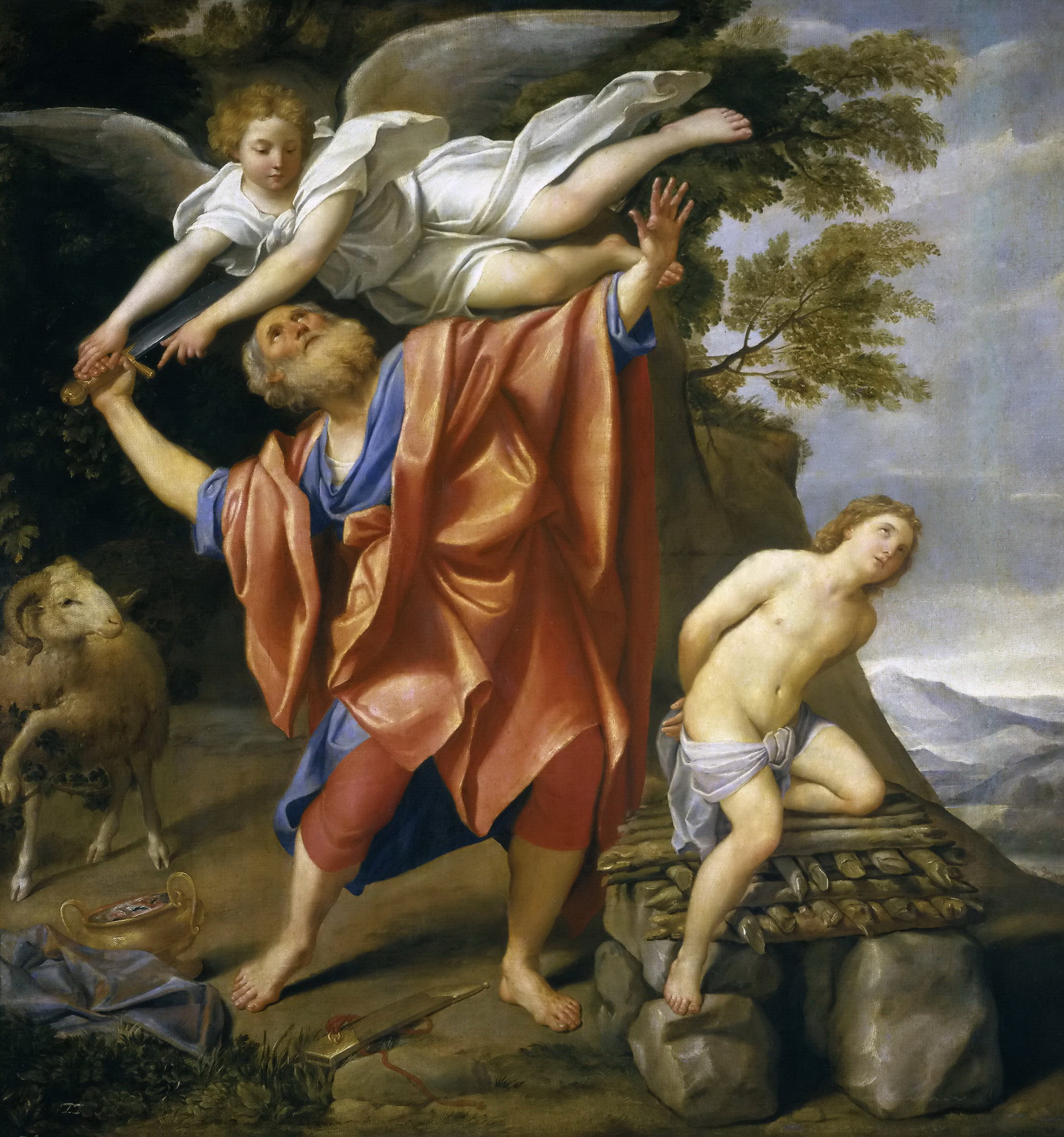 Картина Жертвоприношение Исаака, 1628 - Музей Прадо