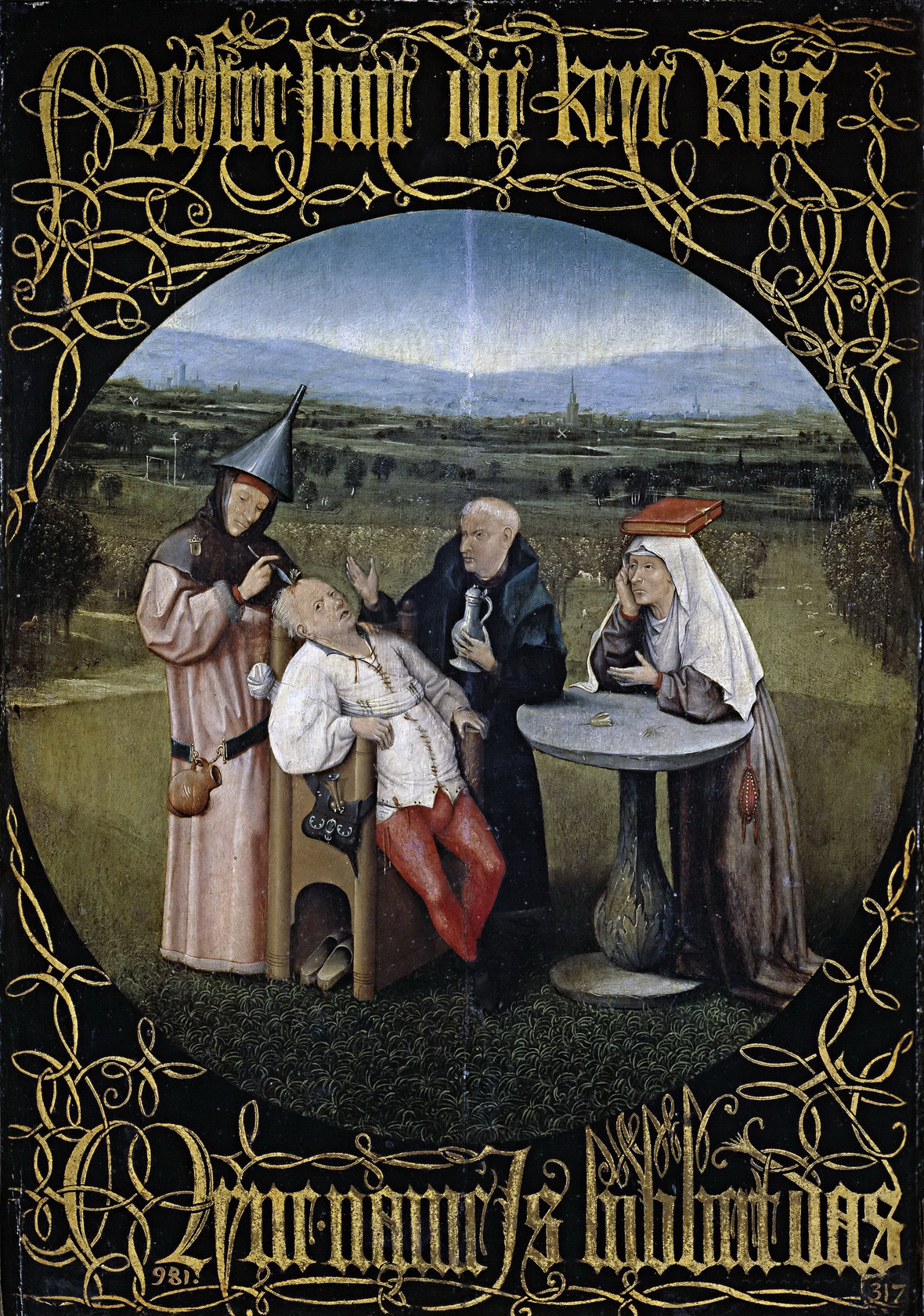 -- Удаление камня безумия, 1490 - Музей Прадо