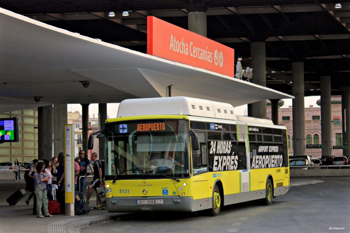 Автобусы Аточе Ренфе аэропорт Мадрид Барахас Испания