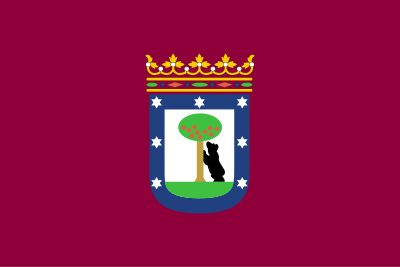 Флаг города Мадрид