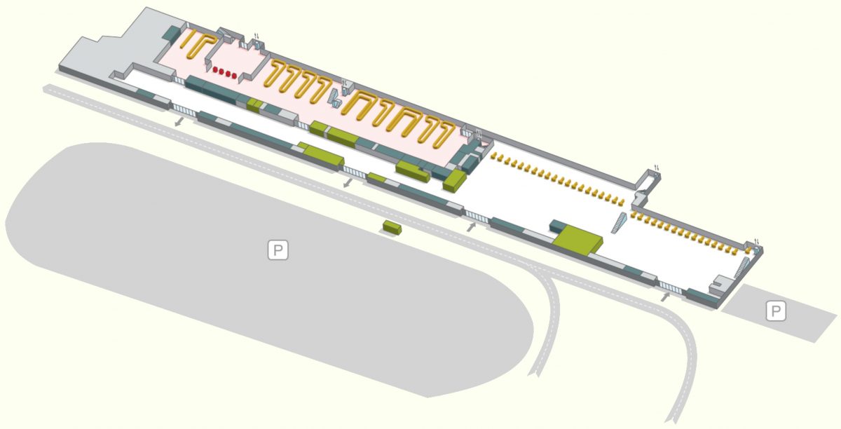 Терминал аэропорта Ибица 0-этаж