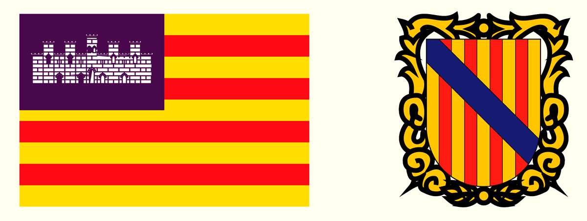 Флаг и герб Балеарских островов