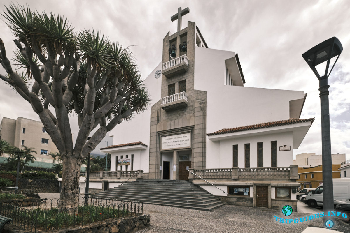 Церковь Санта-Рита в Пунта-Брава на Тенерифе, Канарские острова, Испания