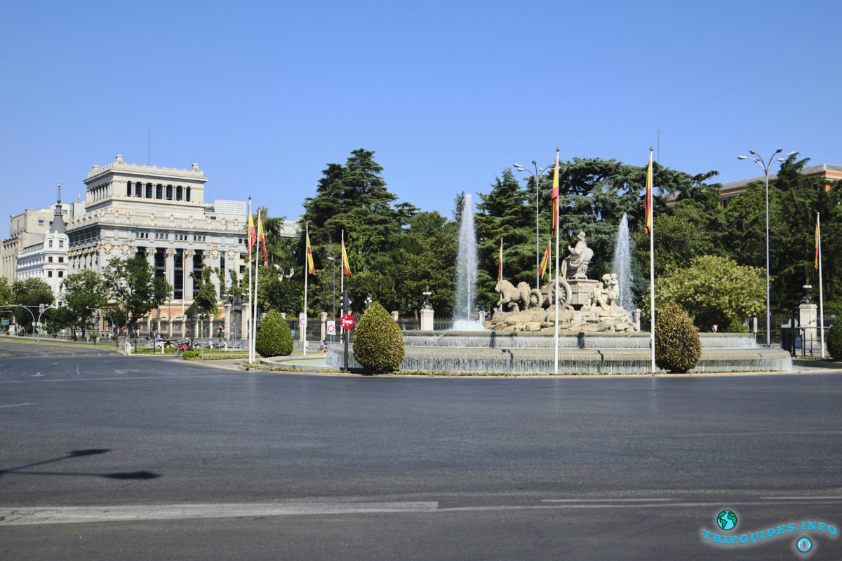 Площадь Сибелес в Мадриде, Испания - Plaza de la Cibeles