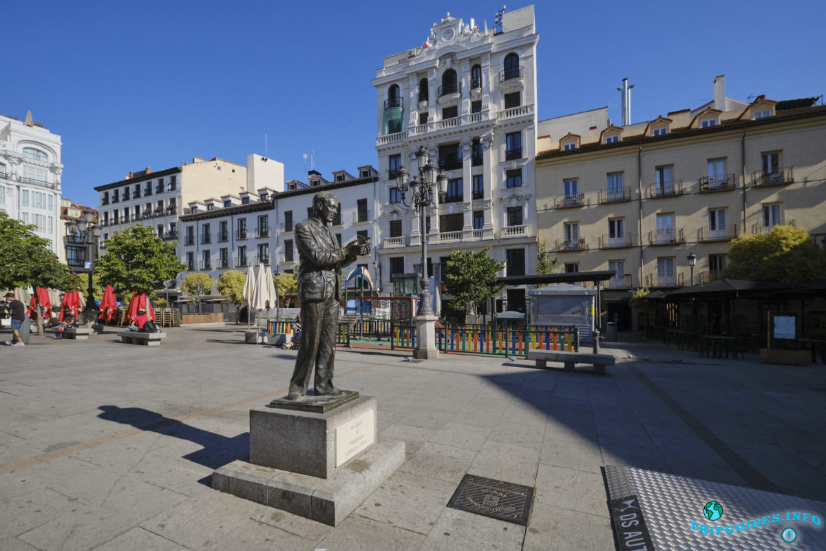 Площадь Святой Анны в Мадриде, Испания - Plaza de Santa Ana