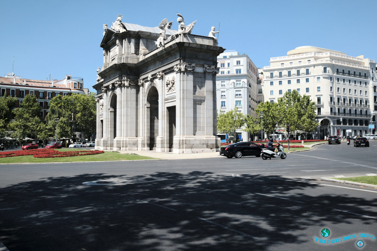 Ворота Алькала в Мадриде - столица Испании - La Puerta de Alcalá
