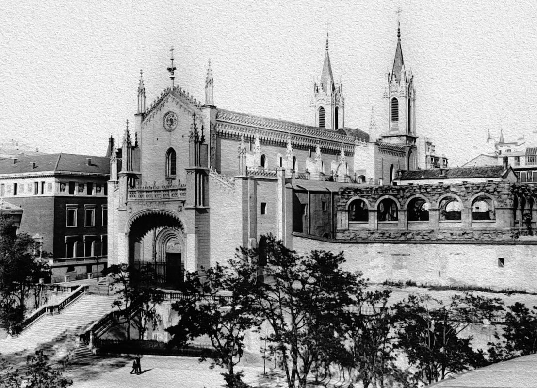1929 год - Королевская церковь Святого Иеронима в Мадриде - столица Испании - Iglesia de San Jerónimo El Real