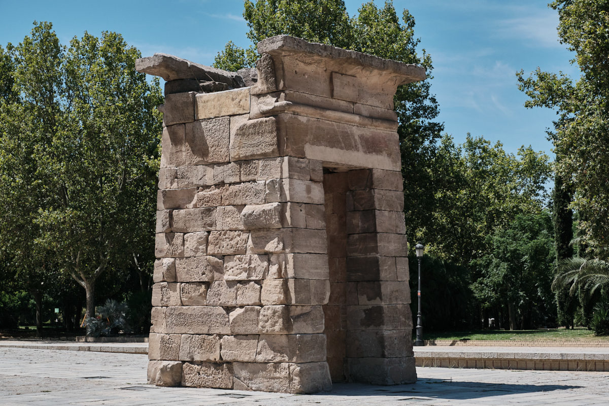 Египетский храм Дебод в Мадриде, столице Испании (Templo de Debod)