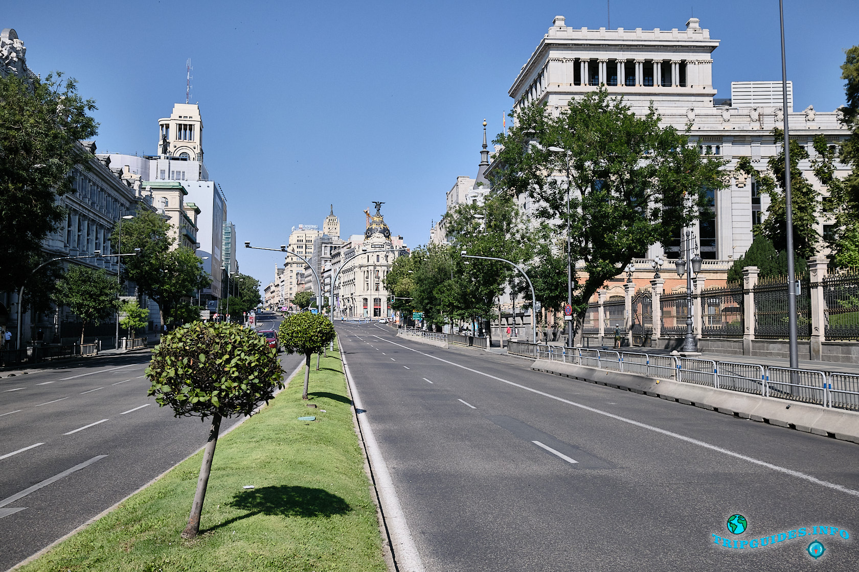 Желтые улицы Мадрид