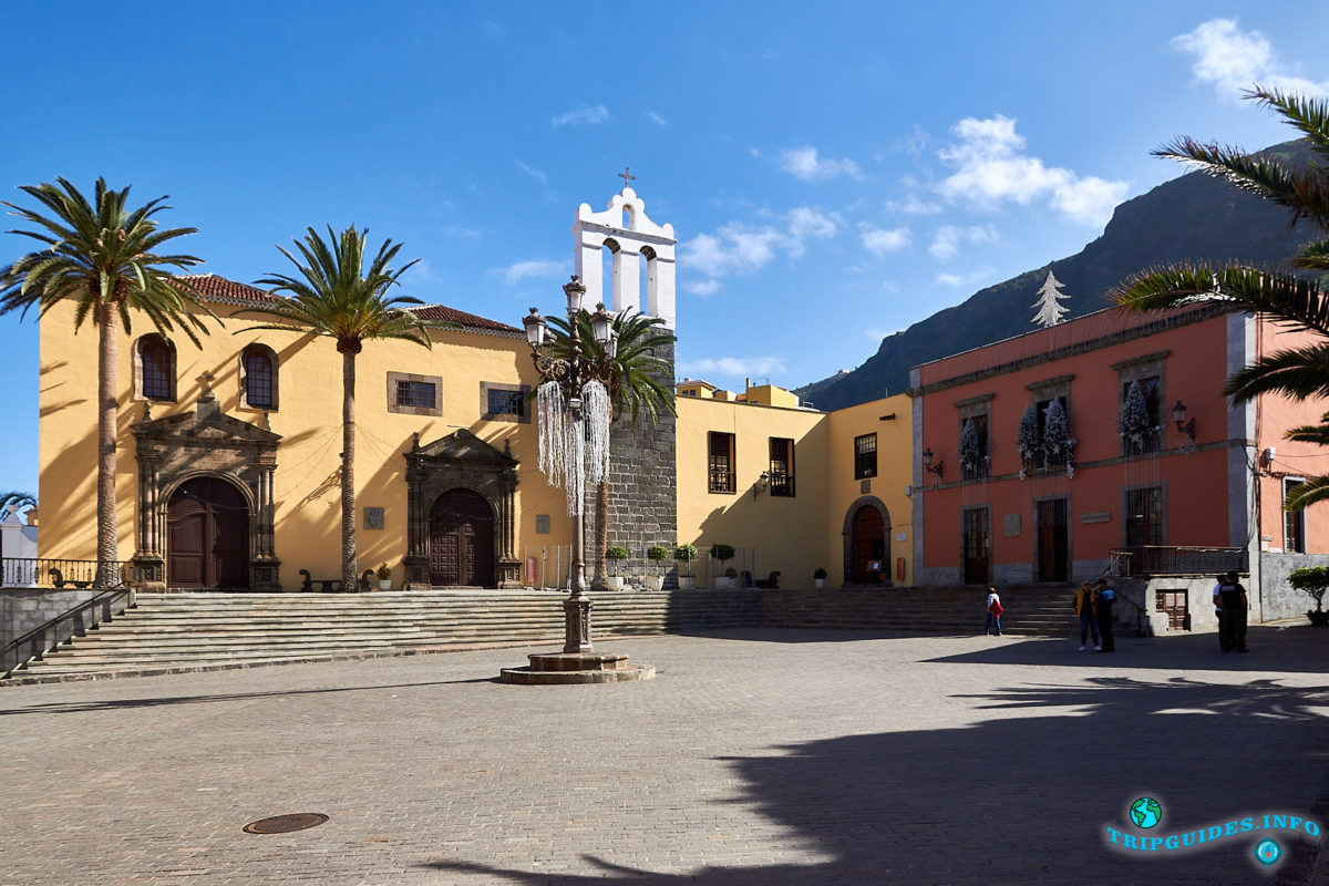 Монастырь Святого Франциска (Convento de San Francisco) в городе Гарачико на севере острова Тенерифе (Канарские острова, Испания)