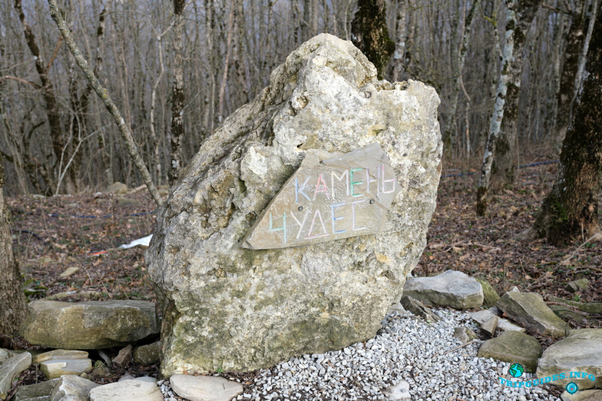 Камень чудес - Аллея сказок в Верхнем парке Сафари-парка Геленджик