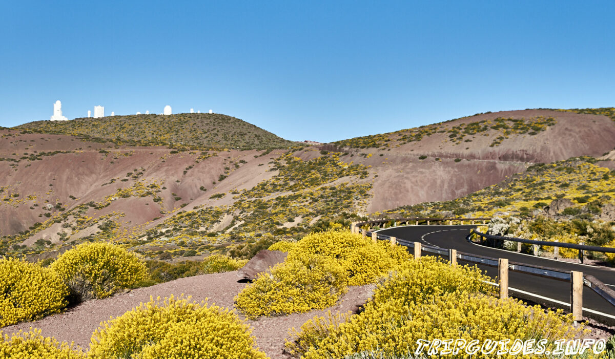 Обсерватория Тейде на Тенерифе весной