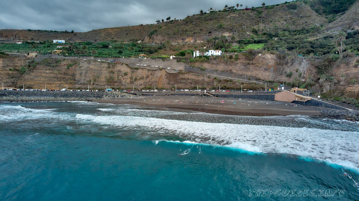 Пляж Эль Сокорро (Playa El Socorro) на севере Тенерифе
