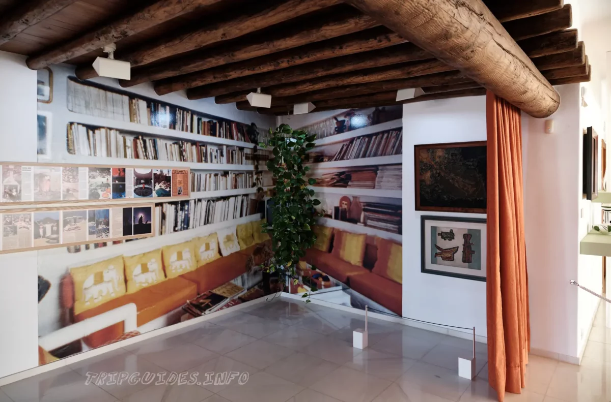 Фонд Сезара Манрике на Лансароте - внутренне пространство дома