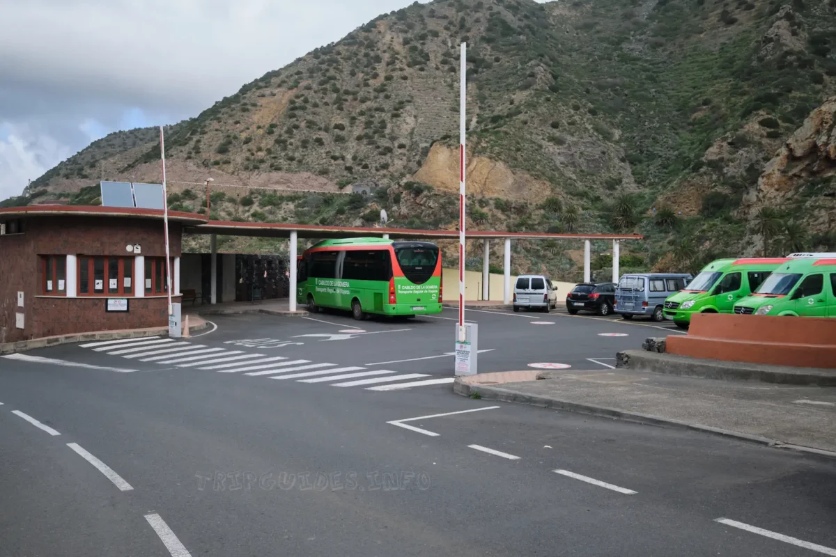 Автобусная станция в Вальеэрмосо (Ла-Гомера)