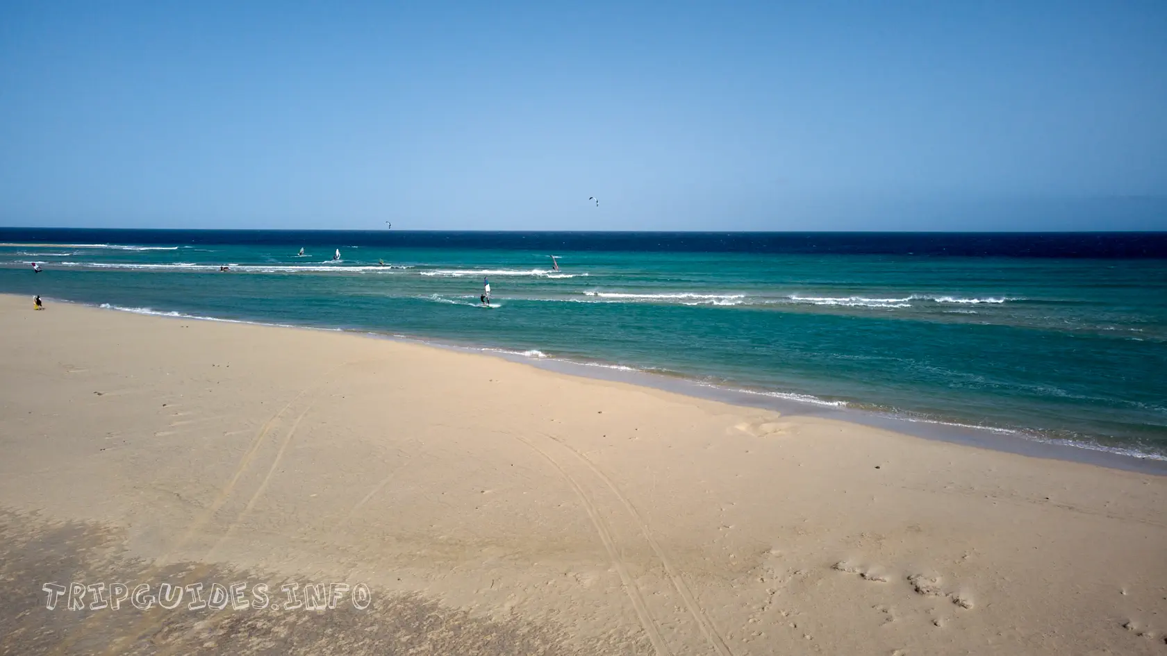 Пляж Сотавенто-де-Хандия (Playa de Sotavento de Jandía) - Фуэртевентура