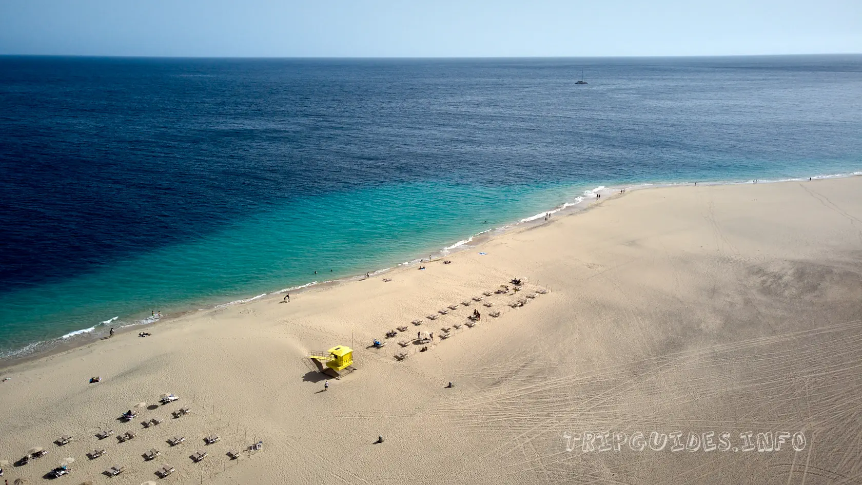 Пляж Эль Маторраль (Playa del Matorral) или Пляж Морро Хабле (Playa de Morro Jable) - Фуэртевентура