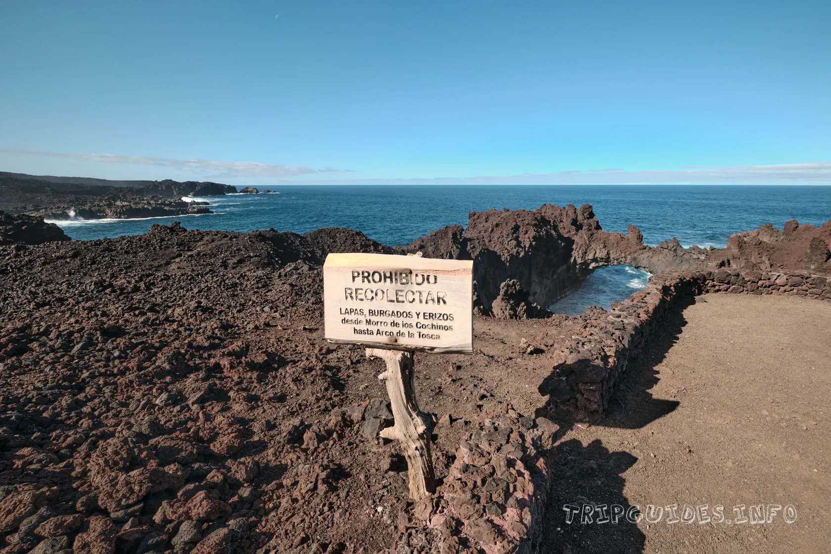 Арка Ла-Тоска (Arco de La Tosca) на острове Эль-Иерро